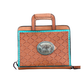 Rodeo Award | Cowboy Briefcase Geo tooled w/ Buckle Holder