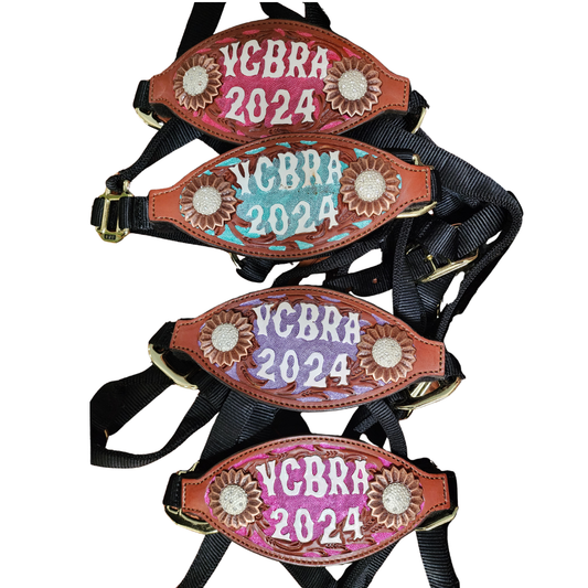 Rodeo Award | Bronc halter full floral tooled w/ conchos
