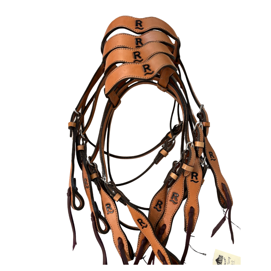 Rodeo Award | 1.5" Wave Browband w/ Simple logo