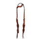 Rodeo Award | Wave one ear floral tooled w/ background paint