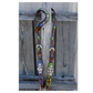 Rodeo Award | Wave one ear floral tooled w/ background paint & SS spots & Crystals