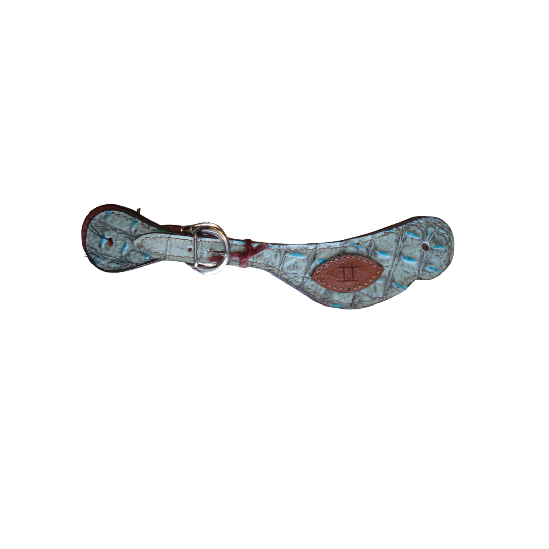 Rodeo Award | Spur Straps in gator print and simple laser patch