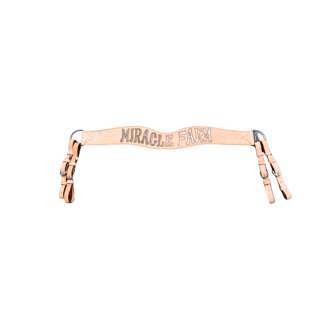 Rodeo Award | 4" Tripping Collar in Roughout w/ Lettering