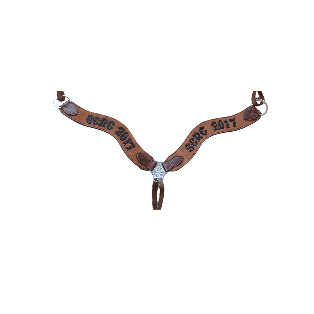 Rodeo Award | 2.5" Wave Breastcollar w/ lettering (16)