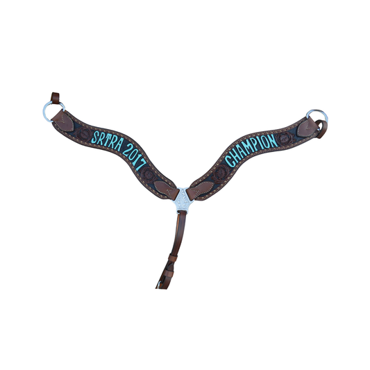 Rodeo Award | 2.5" Wave Breastcollar w/ BGP & Buckstitch (17)