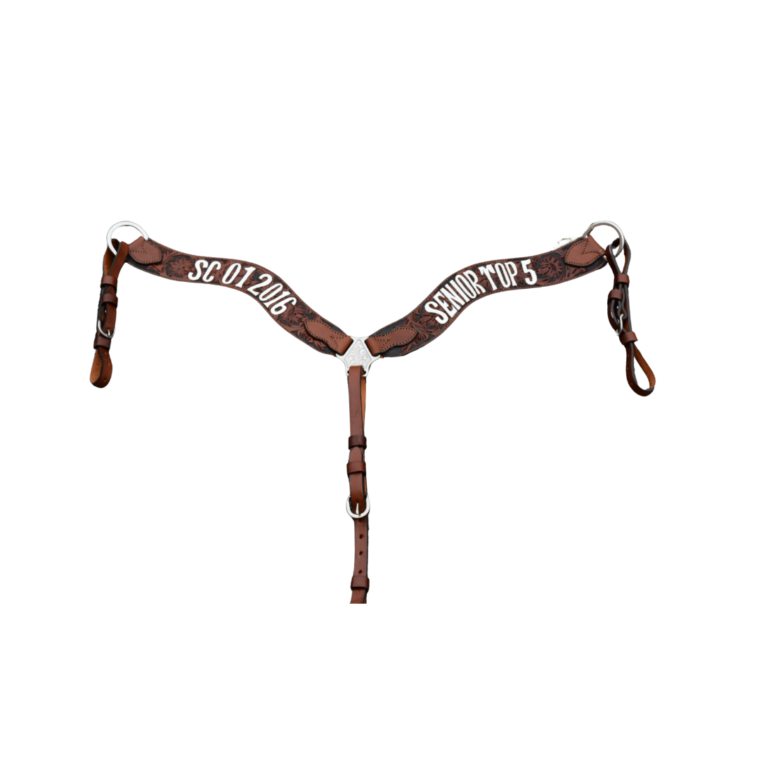 Rodeo Award | 2.5" Wave Breastcollar w/ BGP (18 letters)