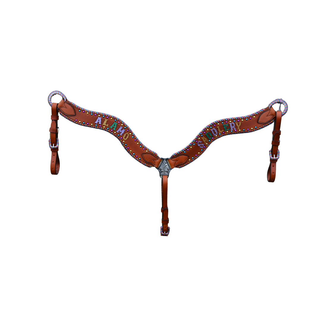 Rodeo Award | 2.5" Wave Breastcollar in fiesta (13 letters)