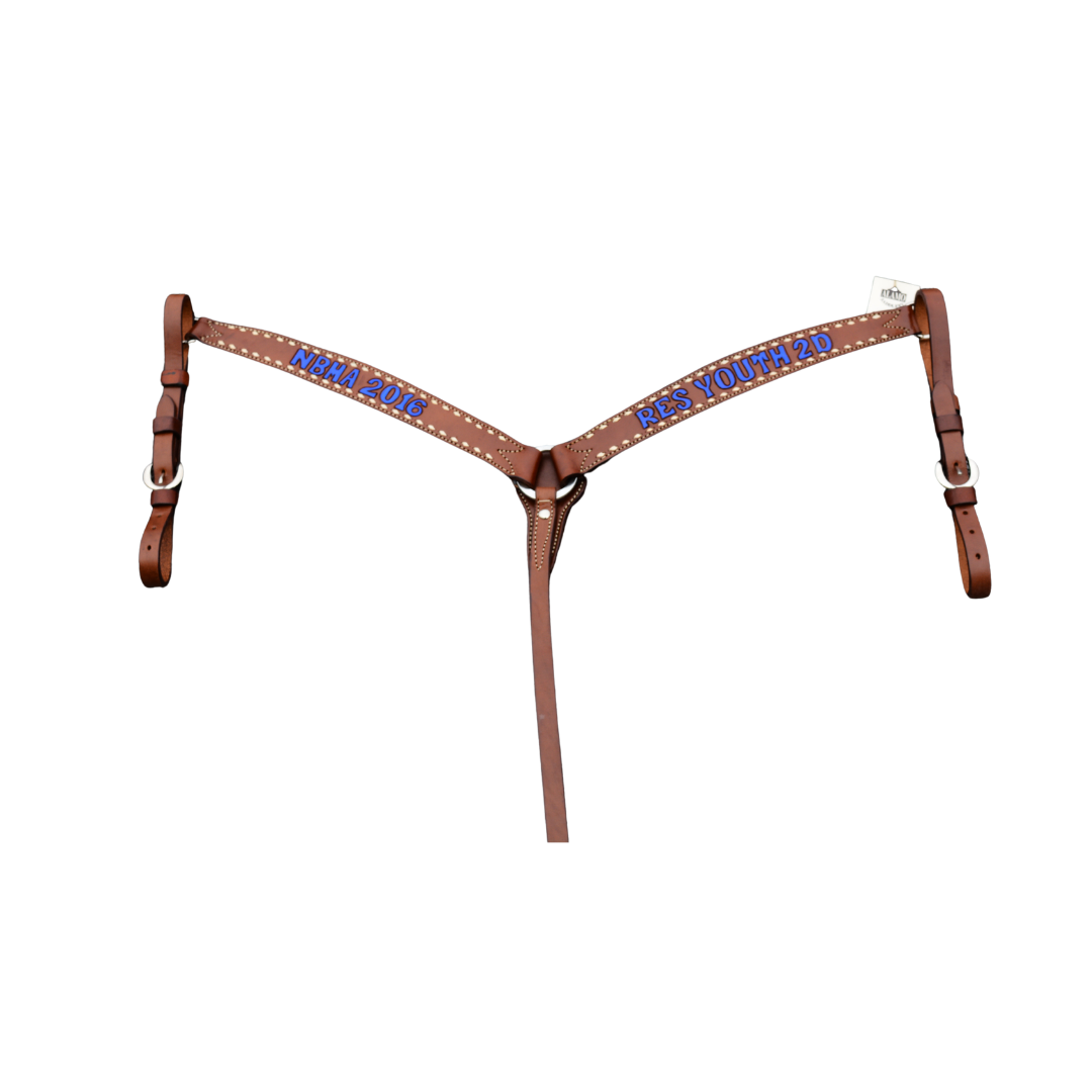 Rodeo Award | 1.75" Contoured Breastcollar with Buckstitch (18)