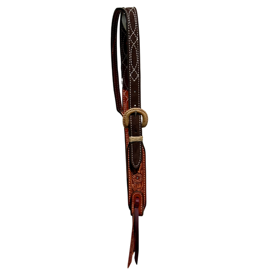 Slit ear- chocolate Cowboy Stitich