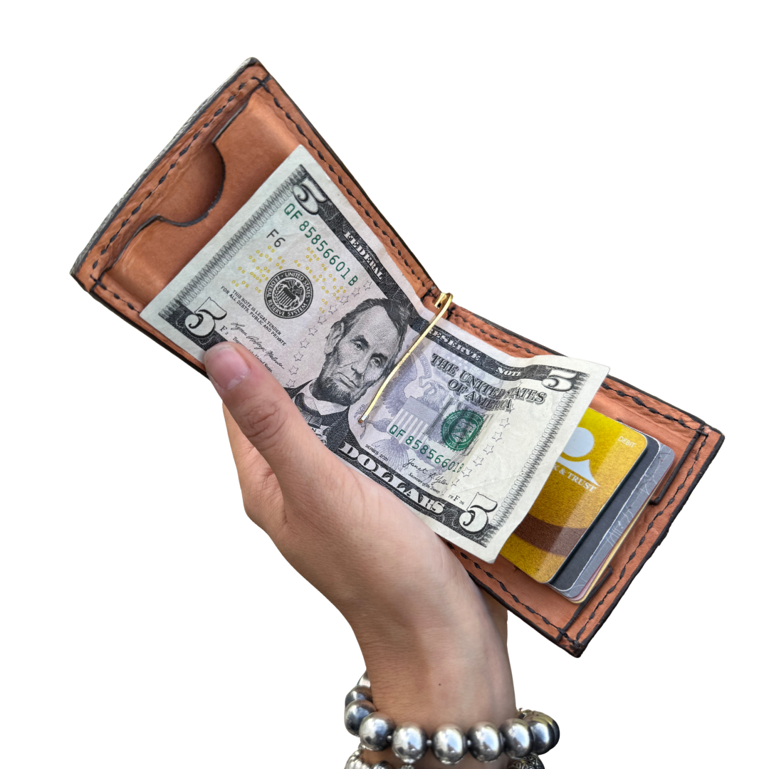 Genuine Stingray Money Clip Wallet | The Pink Renegade