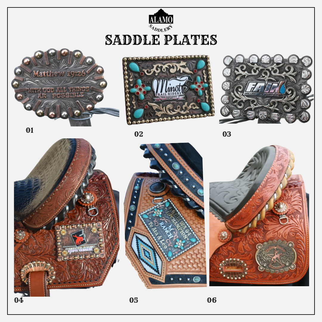 Add a custom pair of saddle plates to your saddle