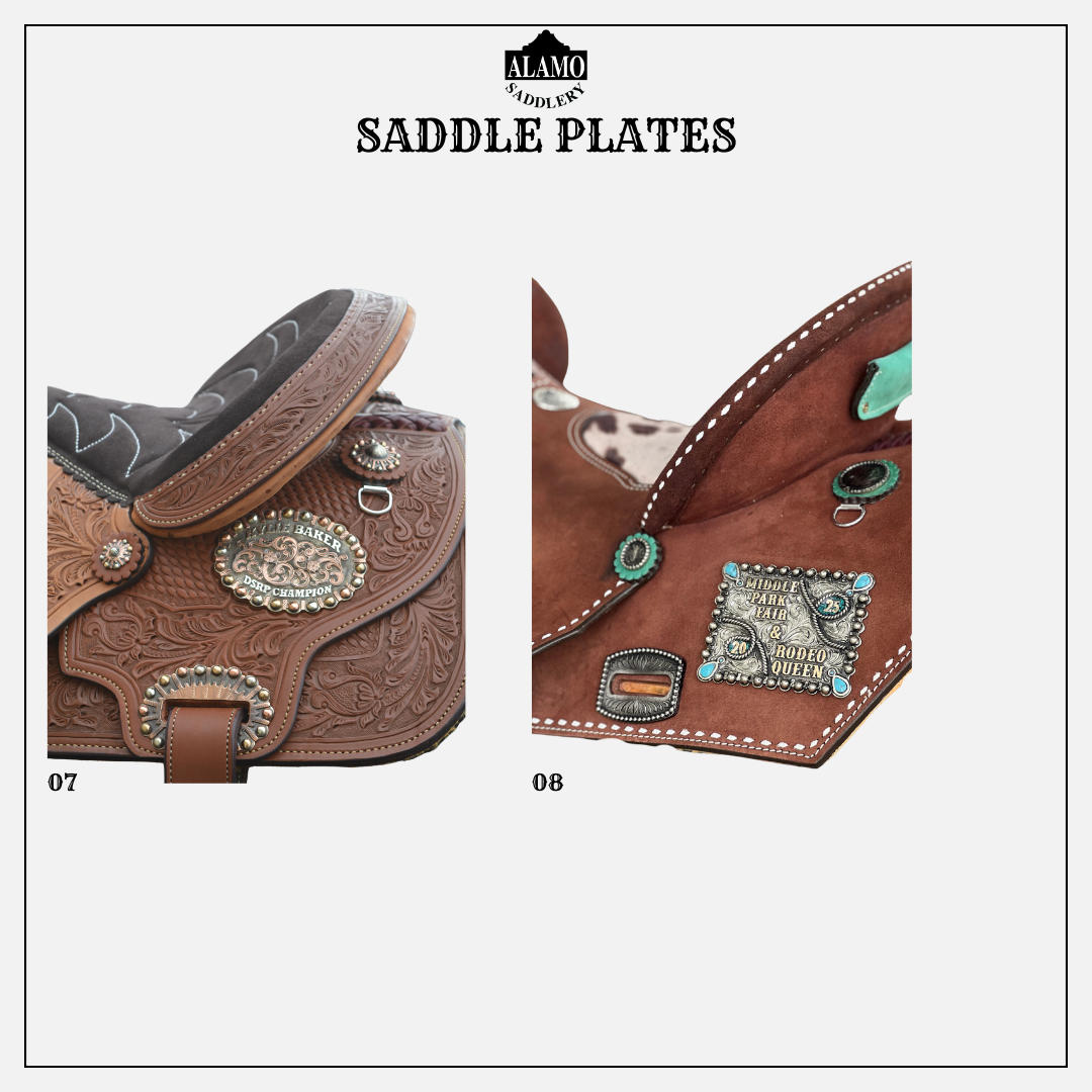 Add a custom pair of saddle plates to your saddle