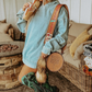 (PRE-ORDER ONLY!)The Cowboy Stitch Canteen bag- Golden