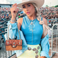 The Cowgirl Stadium- Turquoise