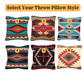 PRE-ORDER Throw Pillow- Custom laser brand/logo w/ Buckstitch