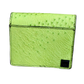 The Exotic Wallet Clutch | Full Lime Green Ostrich