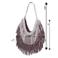 Handmade Suede Fringe Handbag | Rowdy Rag Bag THE DOLLY