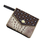 The  Wallet Clutch | Rhinestone & Coco Gator PRINT
