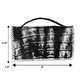 The Dime | Genuine Gator Mini Handbag - Black & White