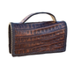 The Dime | Genuine Gator Mini Handbag -Champange