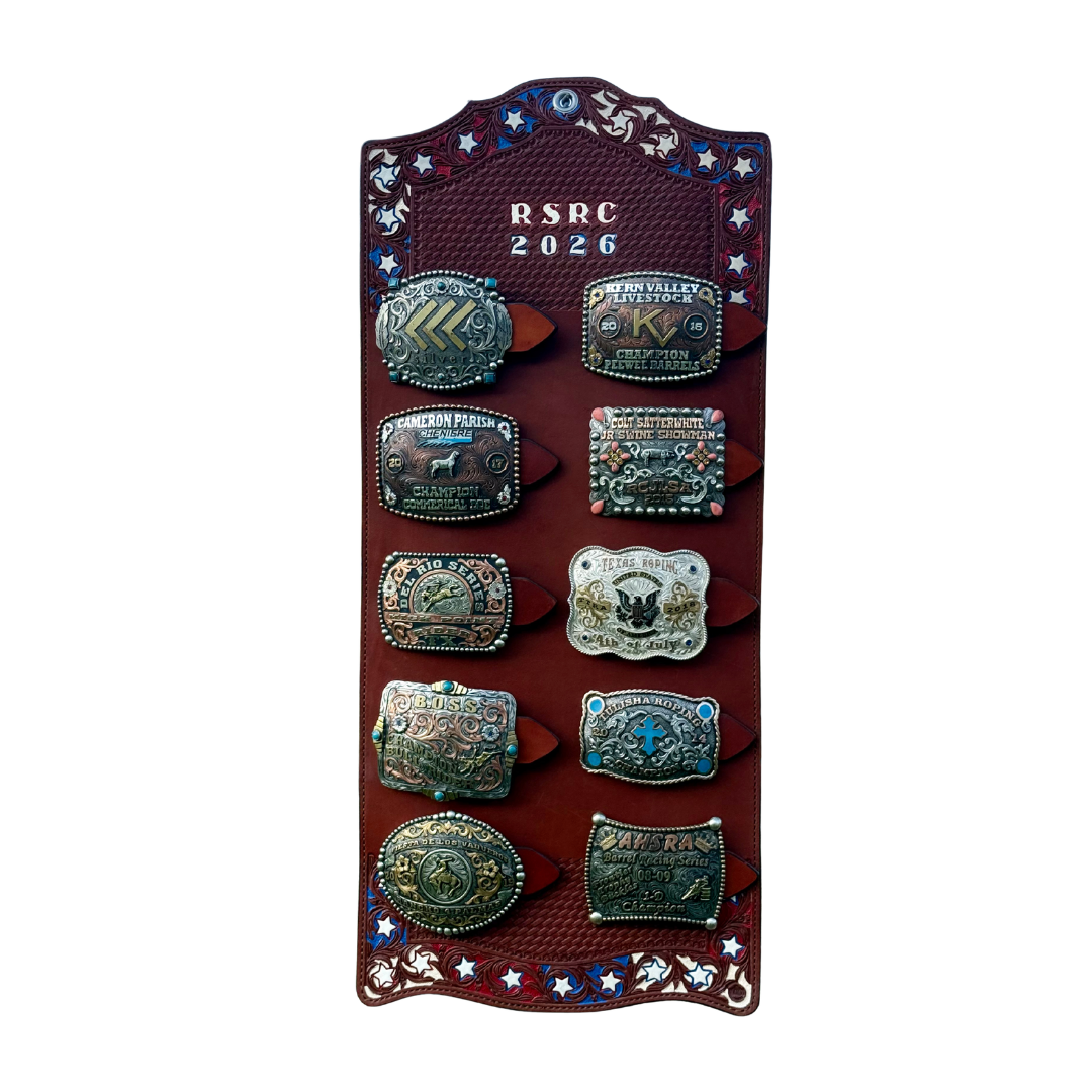 Rodeo Award | Buckle Holder 10-piece Combo & BGP w/ Lettering (8)