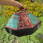 Leather Tooled Hat Can Carrier | Whiskey