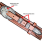 Custom 4-Piece Buckle Set with Ranger Belt (Basket Tooled) (SILVER FINISH)