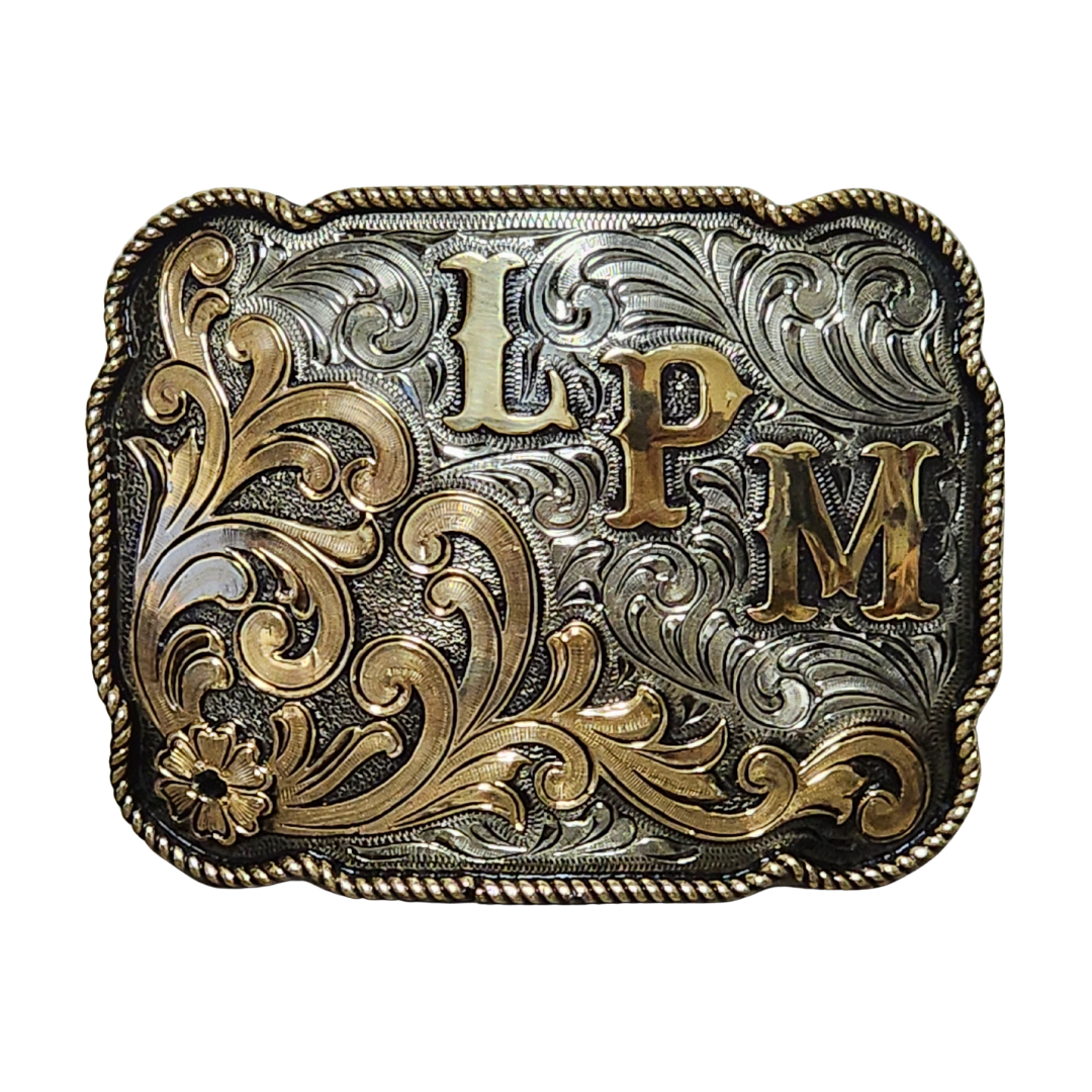 Custom Initial Buckle