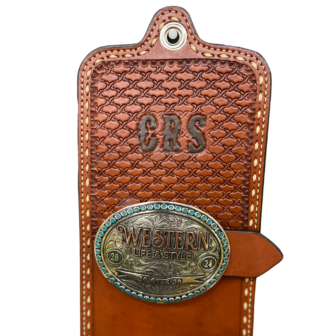 Add Initials- TOP OF BUCKLE HOLDER