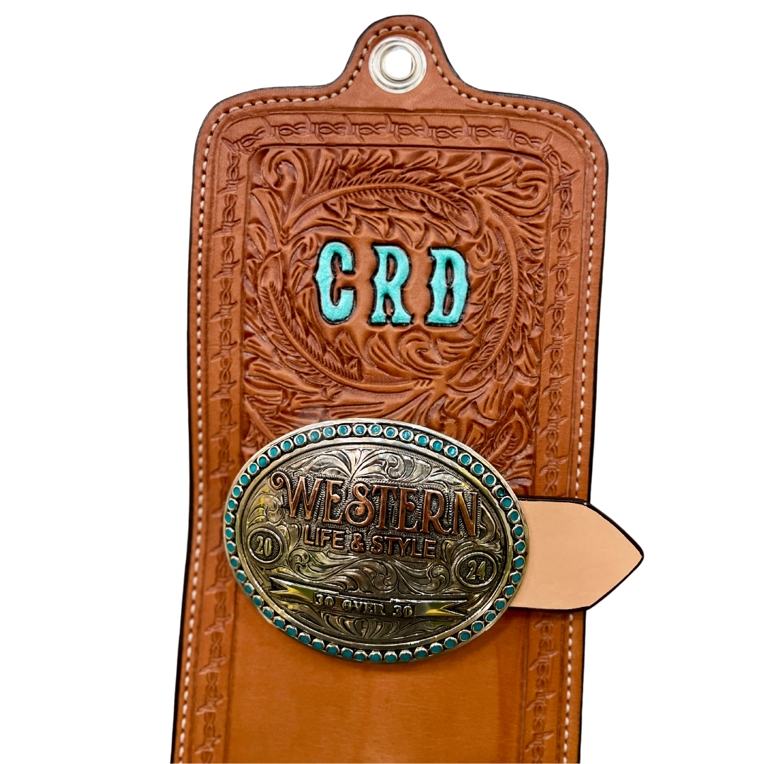 Add Initials- TOP OF BUCKLE HOLDER