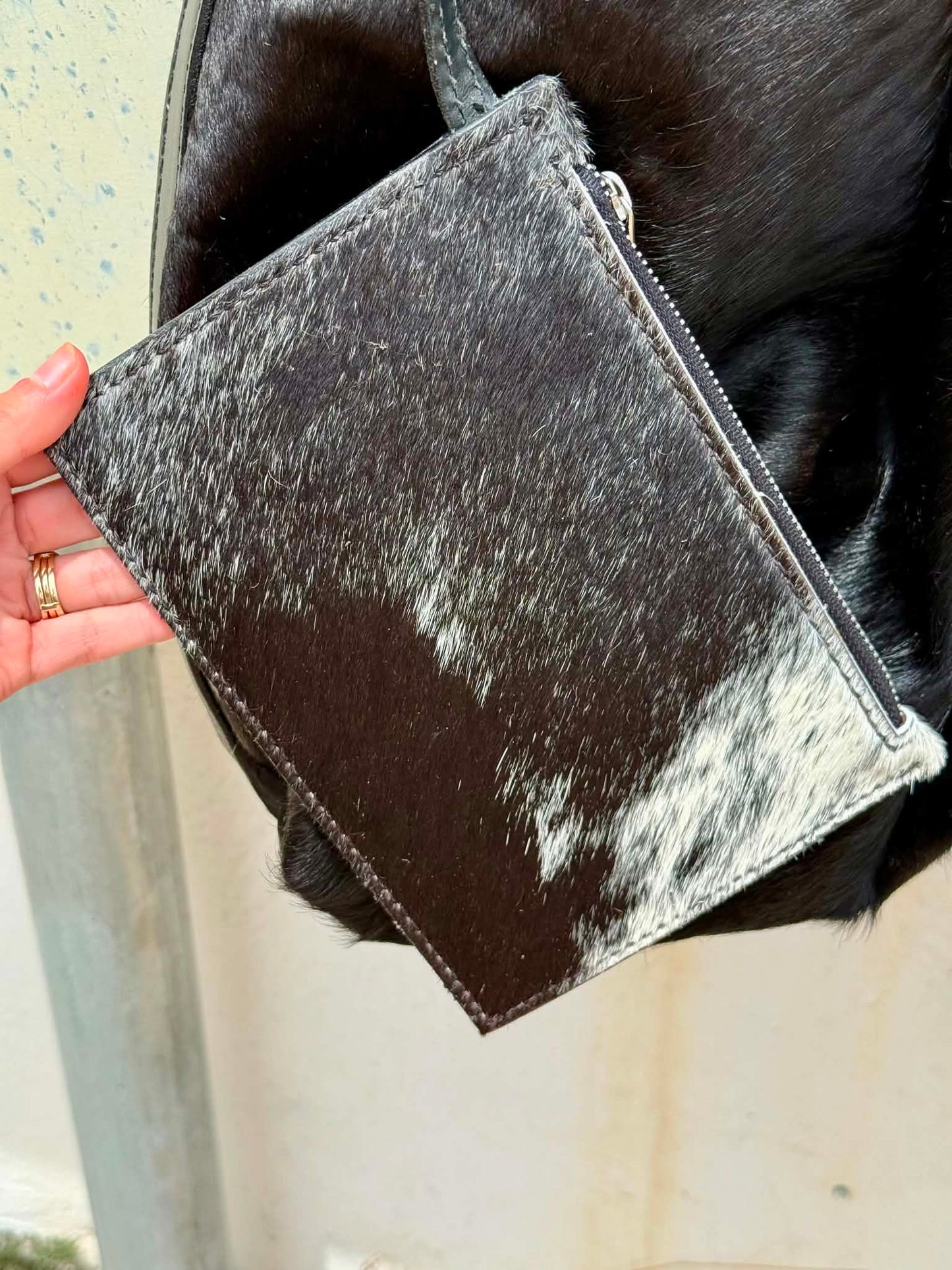 Livestock Tote- Salt & Pepper #6
