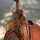 15" Cowboy Feather Barrel Saddle