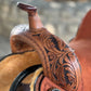 15" Cowboy Feather Barrel Saddle