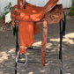 15" Cowboy Feather Barrel Saddle