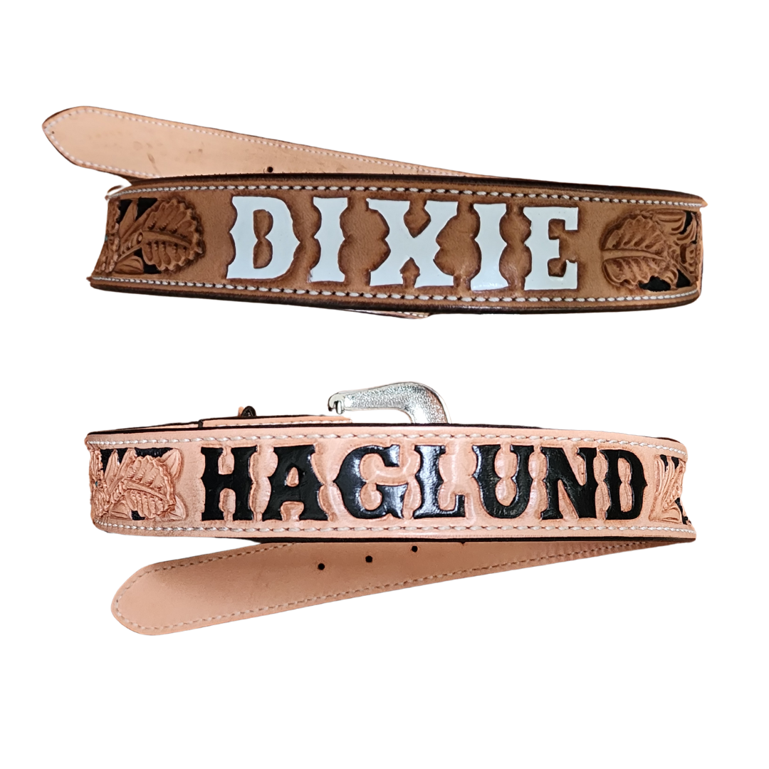ADD lettering to ANY of our belts