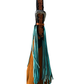 Darlin Duo Bag- Toast with PTE BK Strap with Fringe
