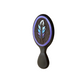 Mini Tooled hair brush - Feather