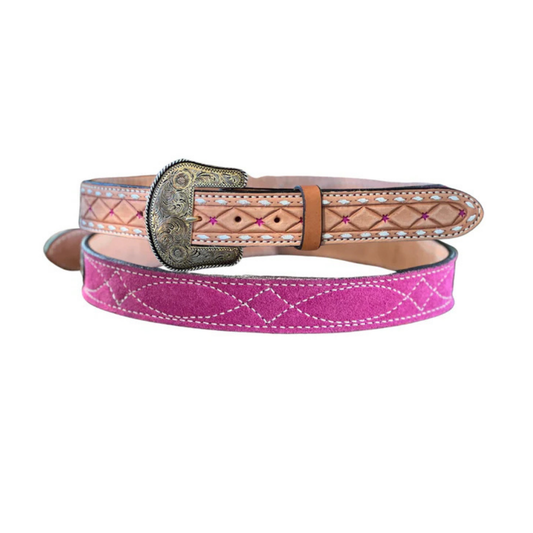 1.5" Straight Cowboy Stitch - Pink