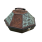 Leather Tooled Hat Can Carrier | Rose