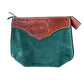 Cowboy Feather Emerald- Travel Bag