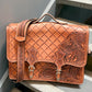Cowboy Carryall- Gold Combo Tooled
