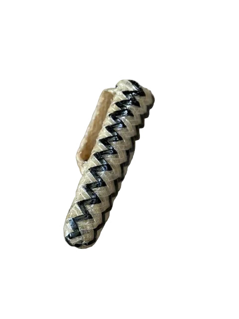 Large 2" belt slot knife sheaths full rawhide- Black & Natural