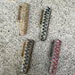 Large 2" belt slot knife sheaths full rawhide- Black & Natural