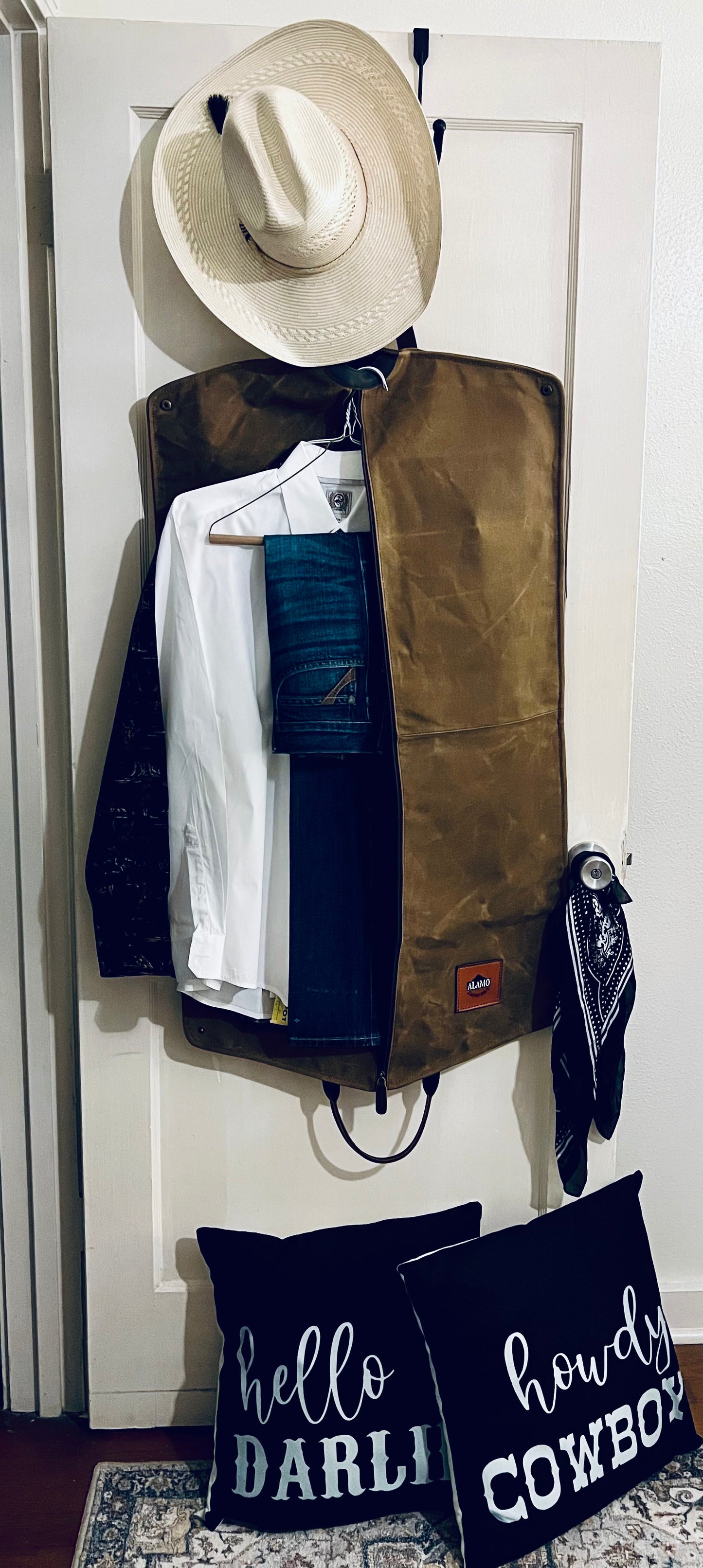 Garment Bag Style #2 in Charcoal