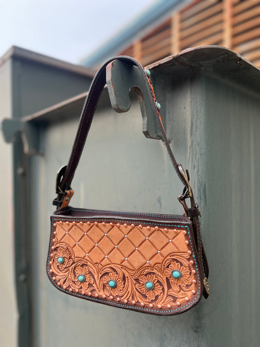 Buckle Bags- Turquoise Stone