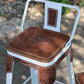 (PRE-ORDER) The Cowboy Stitch Bar Stools w/ short back