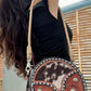 PRE-ORDER ONLY 8" Turquoise Stone Canteen Handbag