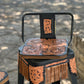 (STOCK!) SET OF 2 30" THE GOLDEN COWBOY BLACK SWIVEL  BAR STOOLS