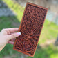 Golden Combo Tooled Tally Book