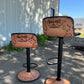 (PRE-ORDER) The Cowboy Saloon Bar Stools IN BLACK (Style #1)